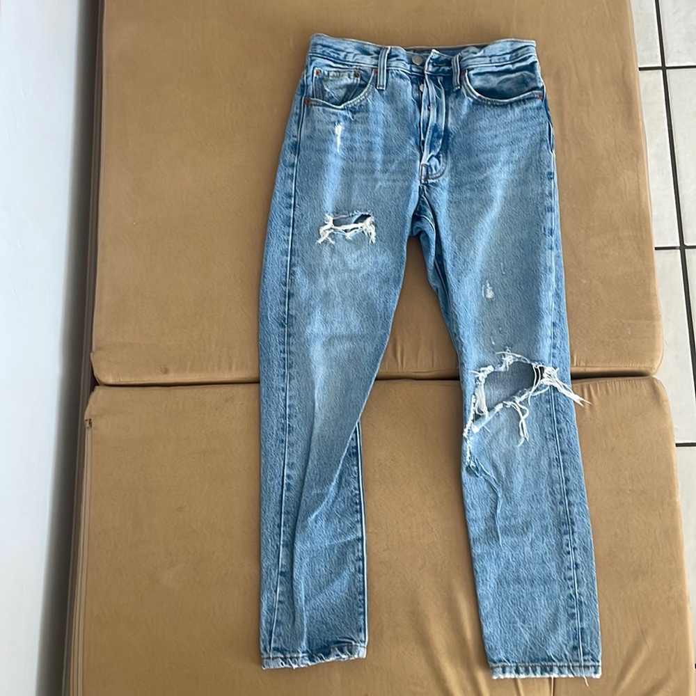 Distressed Levi Jeans